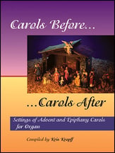 Carols Before ... Carols After Organ sheet music cover